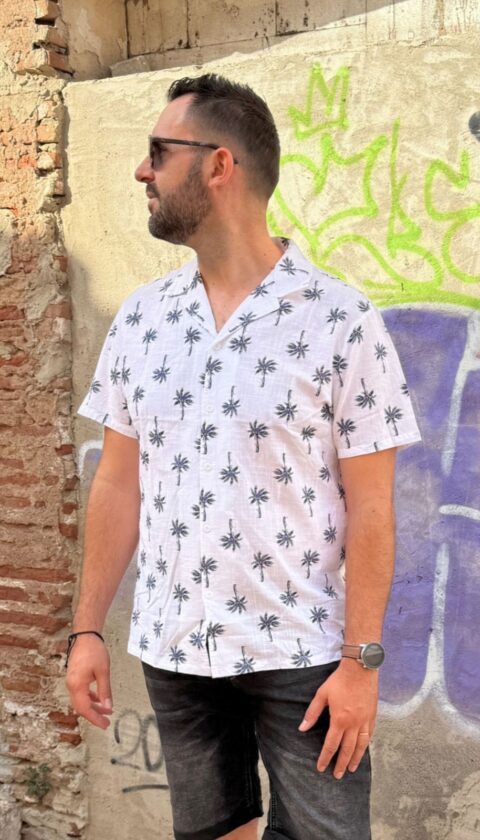 camisa palmeras