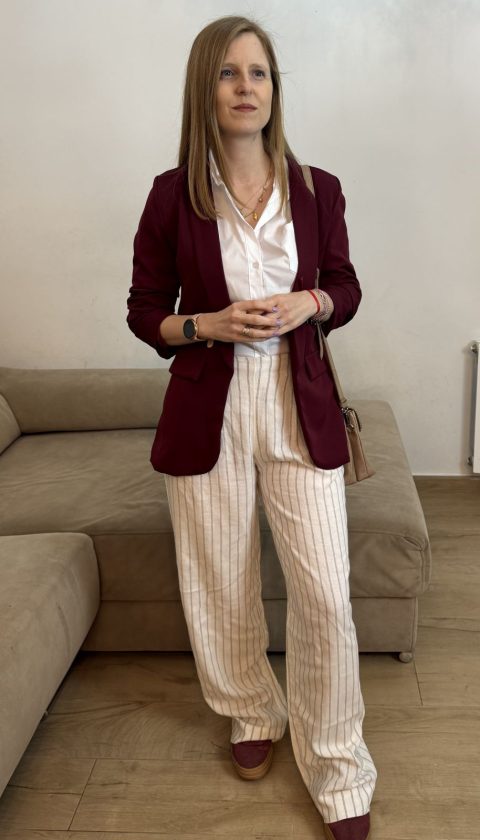 pantalón lino blanco
